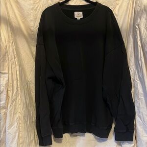 Aerie Oversized Black Sweatshirt